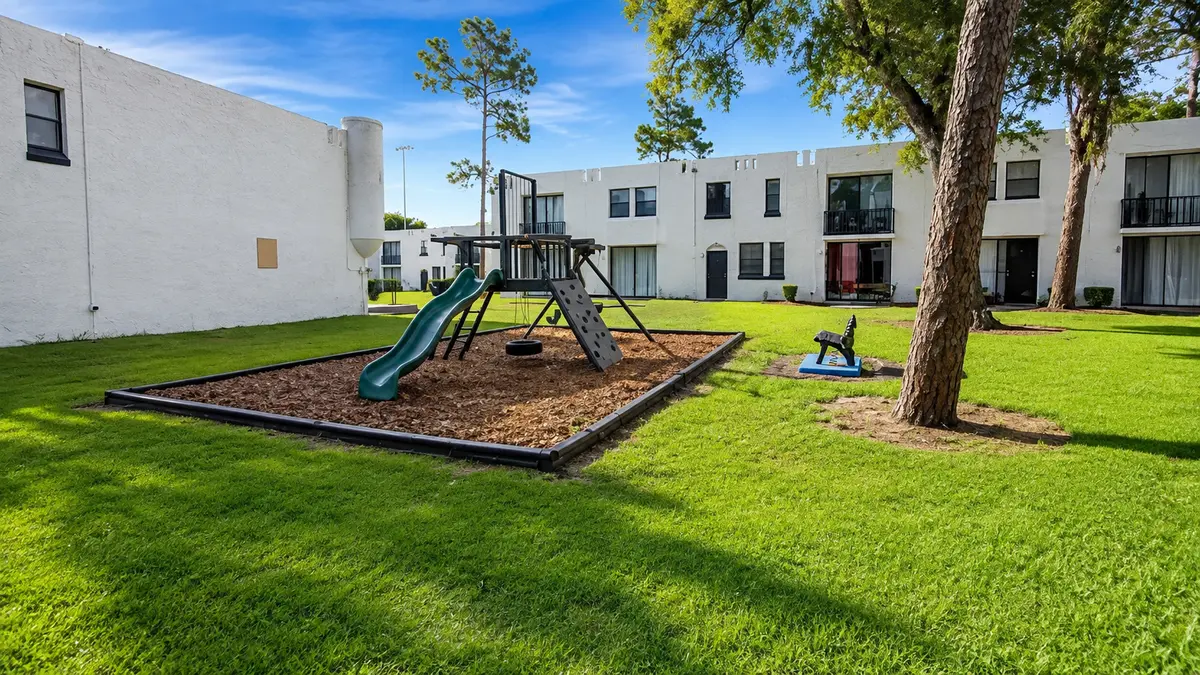 Playground and green space at Skye at Ponte Vedra